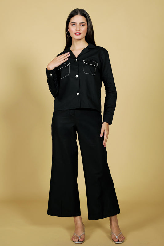 Charcoal Edge 2-Piece Set