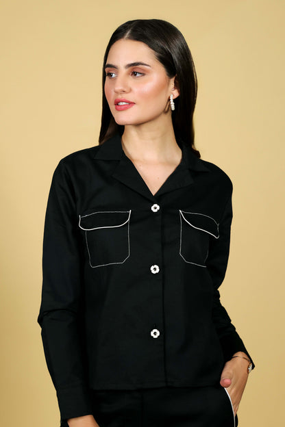 Charcoal Edge 2-Piece Set