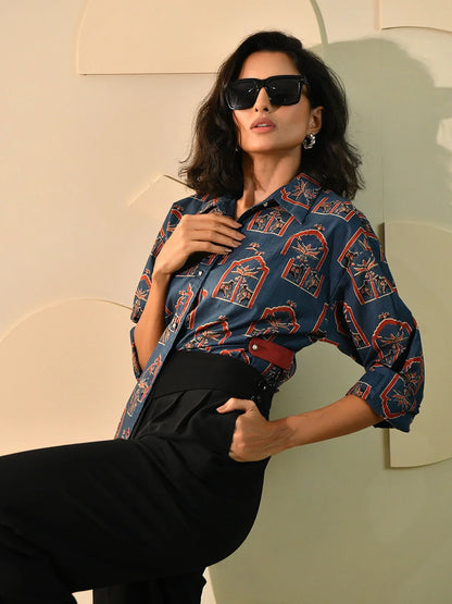 Heritage Charm Printed Shirt