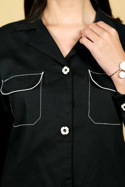 Charcoal Edge 2-Piece Set