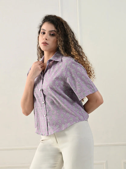 Lavender Trails Shirt