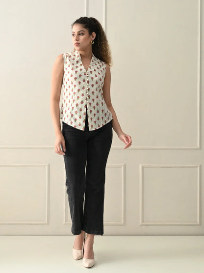 Rosebloom Summer Vest