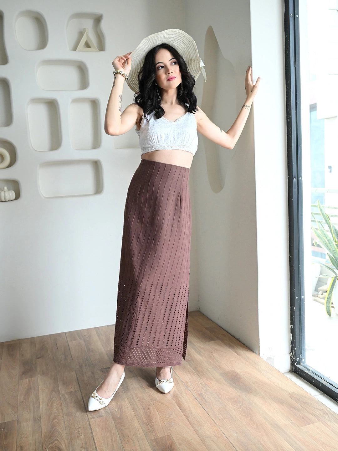 Brown Breeze Skirt