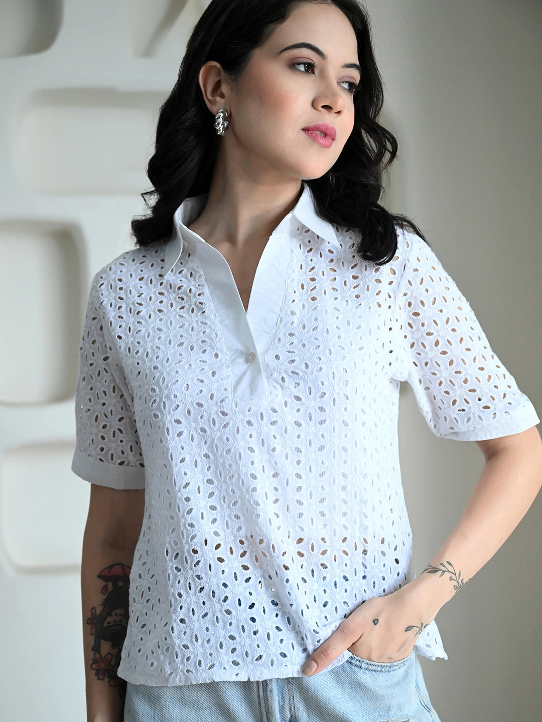 Petal Trace Top