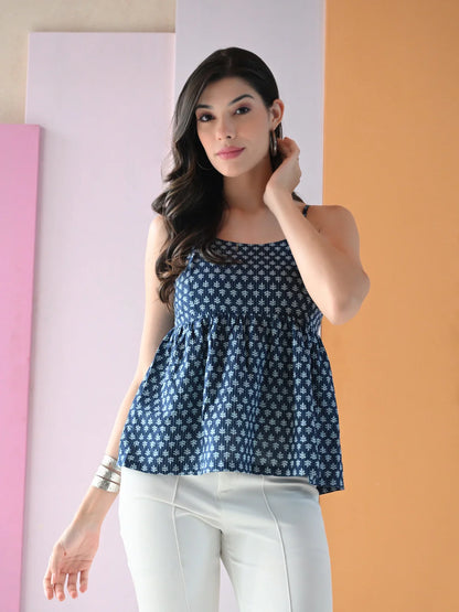 Nila Peplum Top