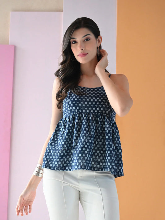 Nila Peplum Top