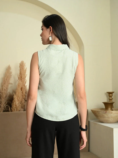 Boba Mint Muse Tie up top