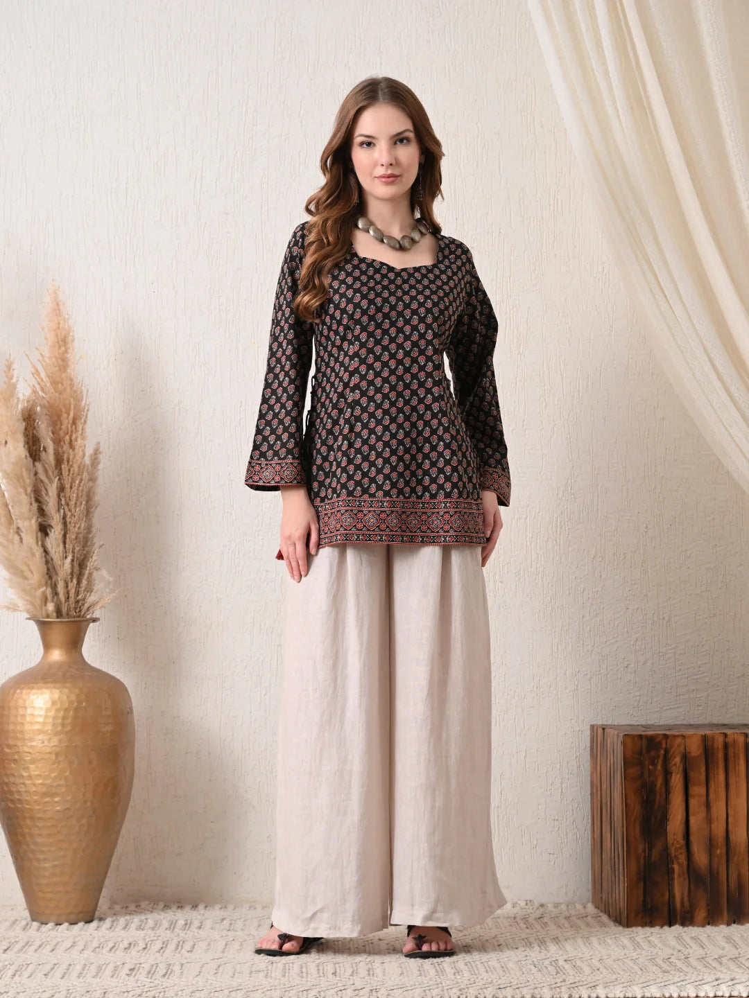 Nisha Side Slit Top