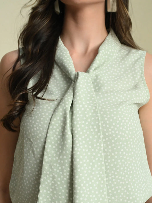 Boba Mint Muse Tie up top