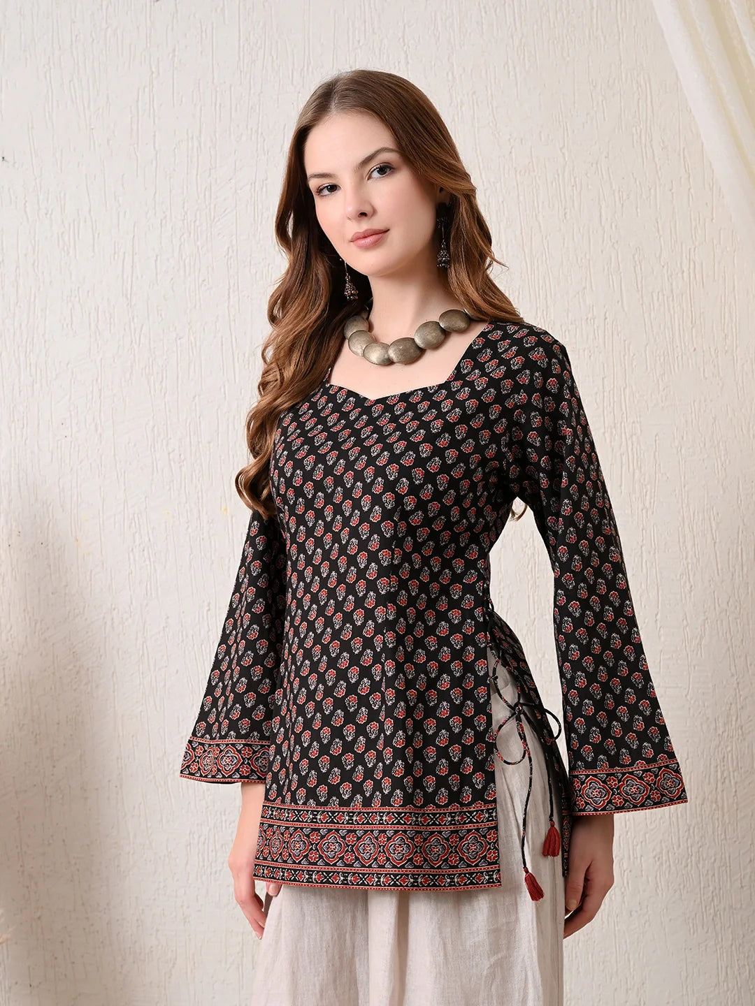 Nisha Side Slit Top