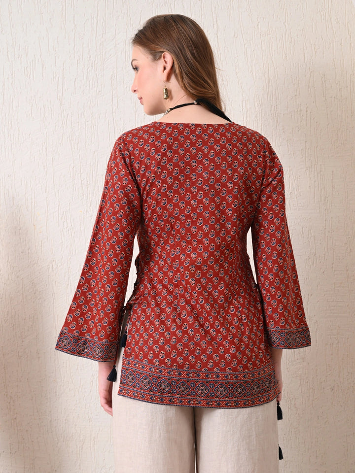 Manjari Side Slit Top