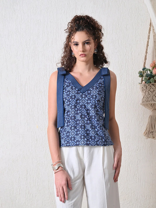 Indigo Raag Top