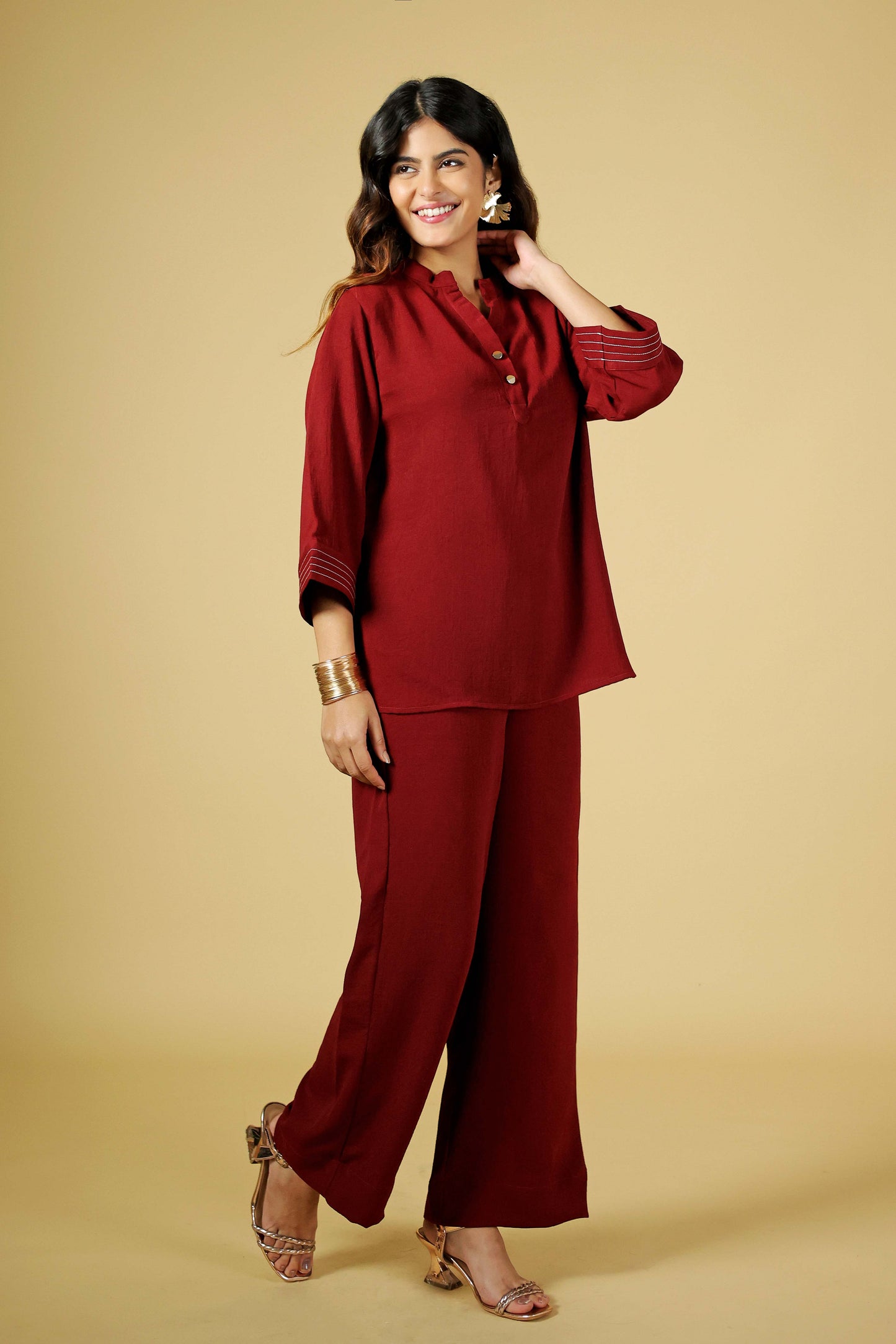Crimson Bloom 2-Piece Set