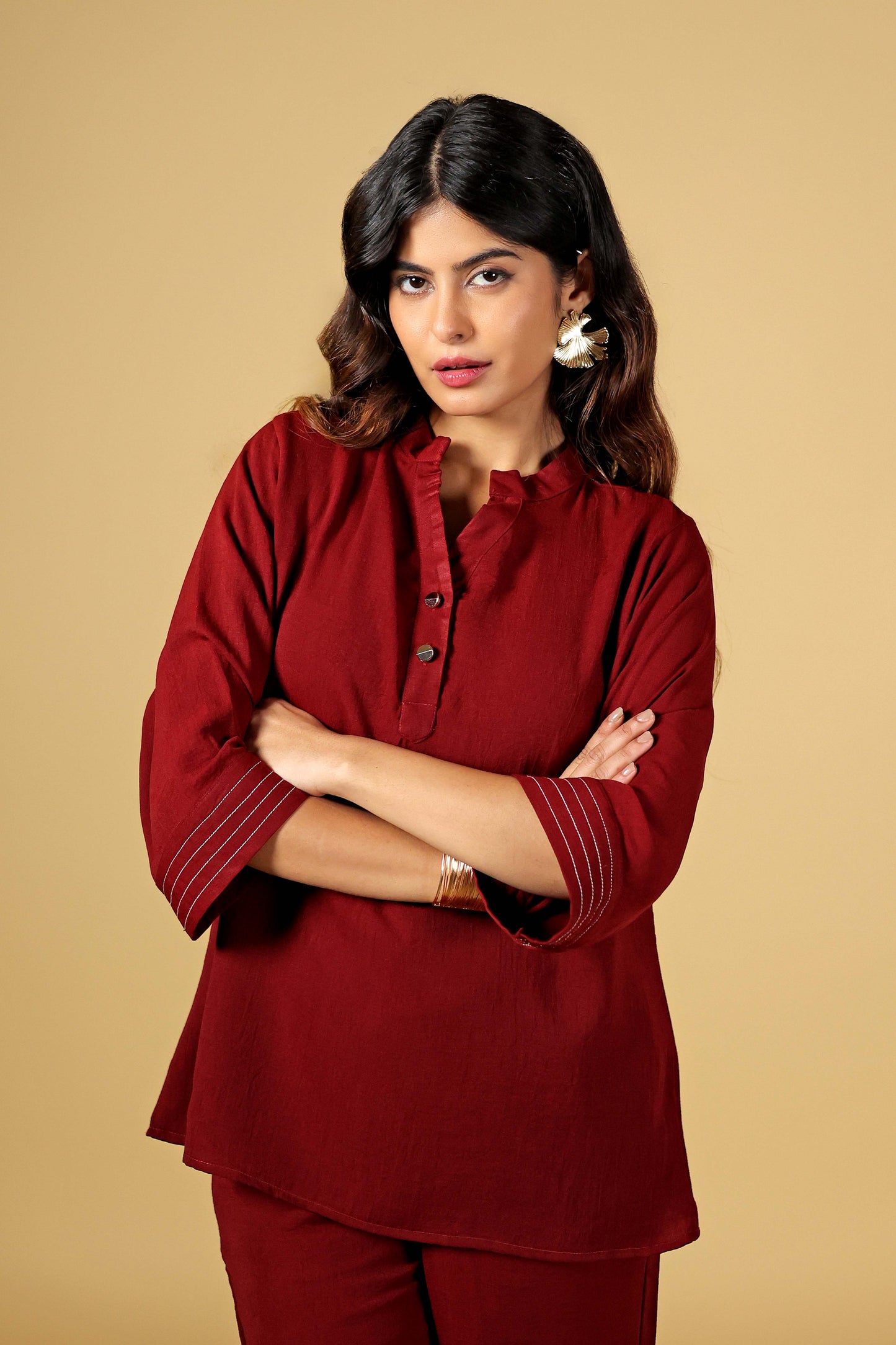 Crimson Bloom 2-Piece Set