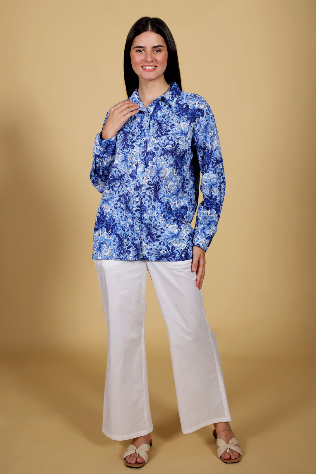 Blue Petal Shirt