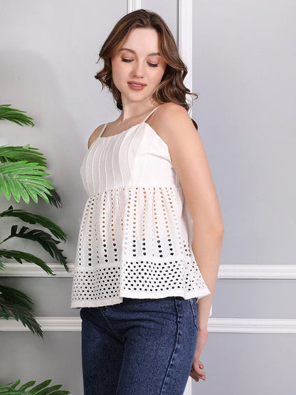 Pearl Whimsy Peplum Top