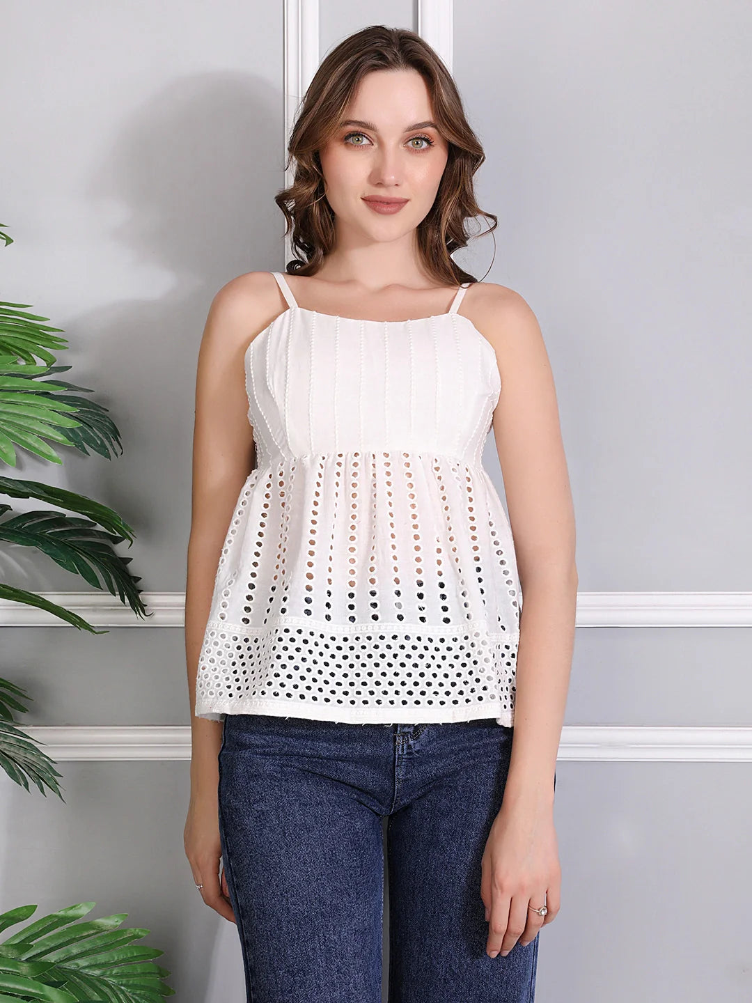 Pearl Whimsy Peplum Top