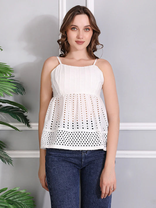 Pearl Whimsy Peplum Top