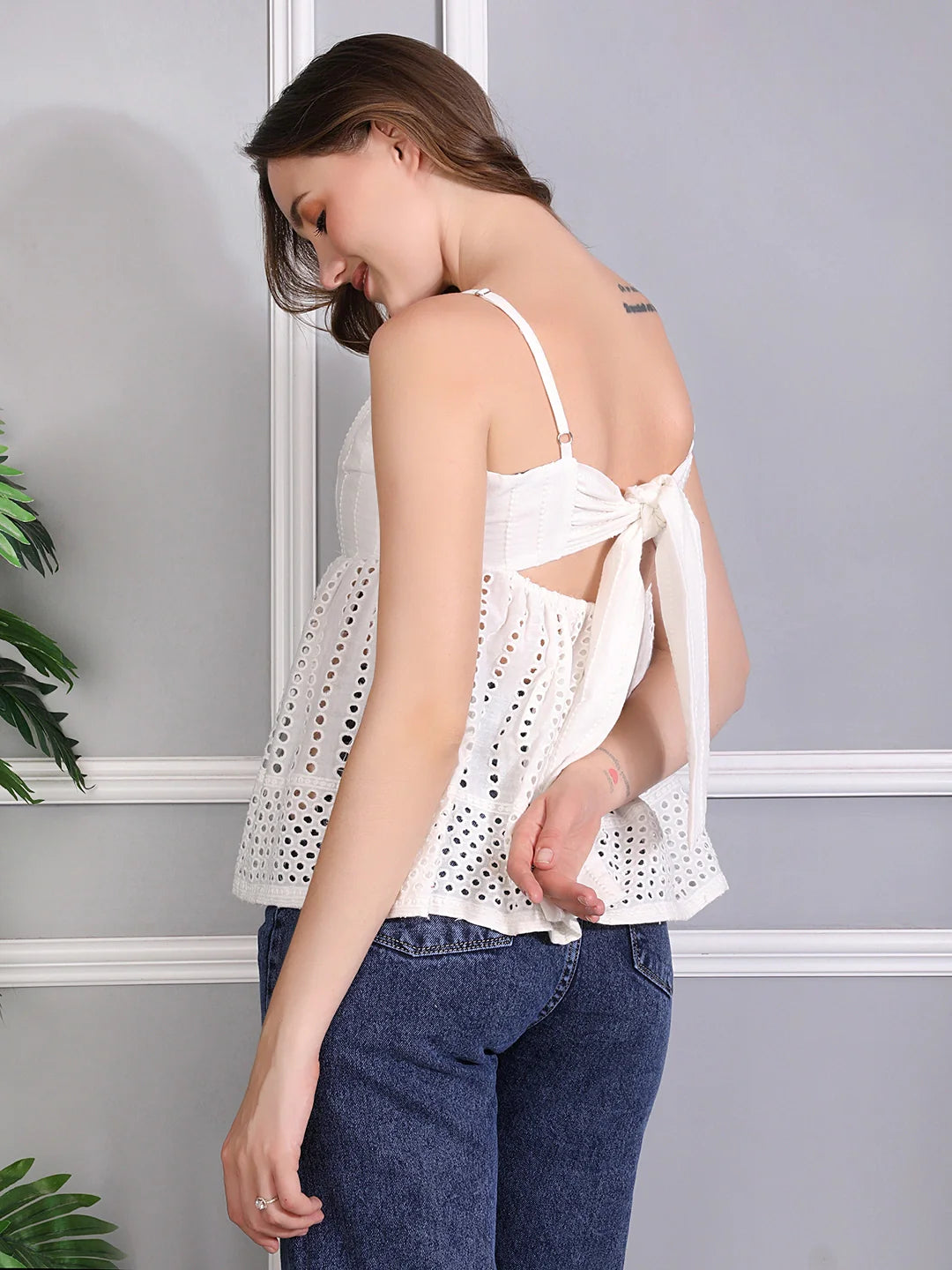 Pearl Whimsy Peplum Top