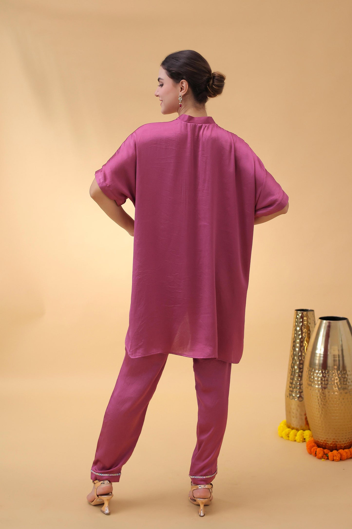 Heather Grace Embroidered Kaftan Set