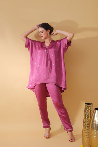 Heather Grace Embroidered Kaftan Set