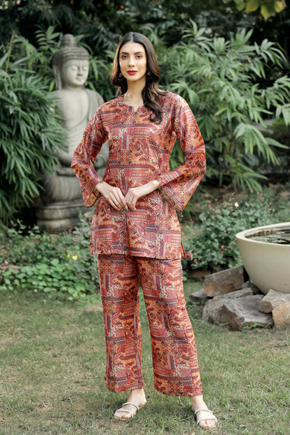 Rustic Boho A-Line 2-Piece Set