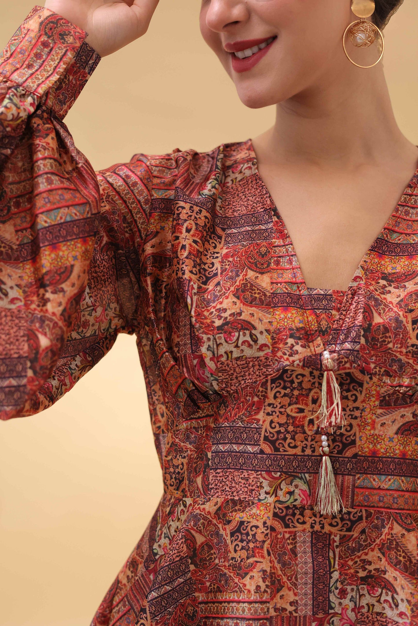 Rustic Boho Printed 2-Piece Set