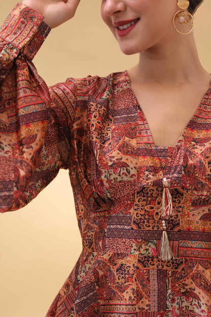 Rustic Boho Printed 2-Piece Set