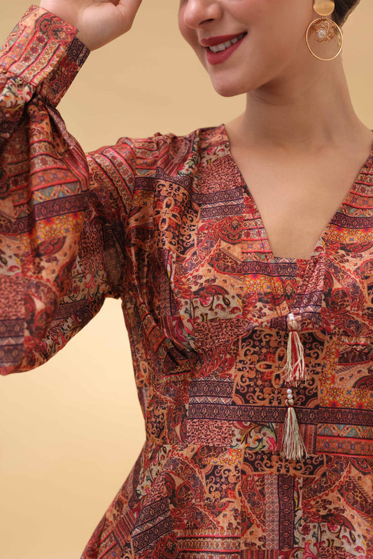 Rustic Boho Printed 2-Piece Set